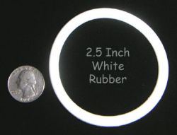 2-1/2" White Champion Rubber Ring